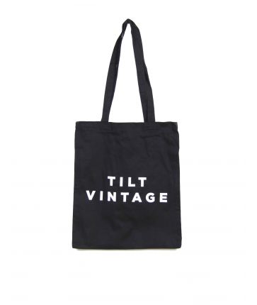 Tote Bag Noir Tilt Vintage
