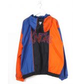 Blouson Nylon US Bleu Noir Orange Knicks-2