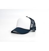 Casquette Baseball Trucker Bleue Marine-1