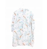 Chemise Hawaii imprimé blanche T XL-2