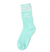 NIQUER DES MERES WHITE BLUE SOCKS-1