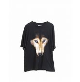T-shirt Loup noir-1