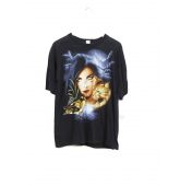 T-shirt Visage Noir-1