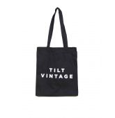 Tote Bag Noir Tilt Vintage-1