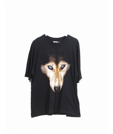 T-shirt Loup noir