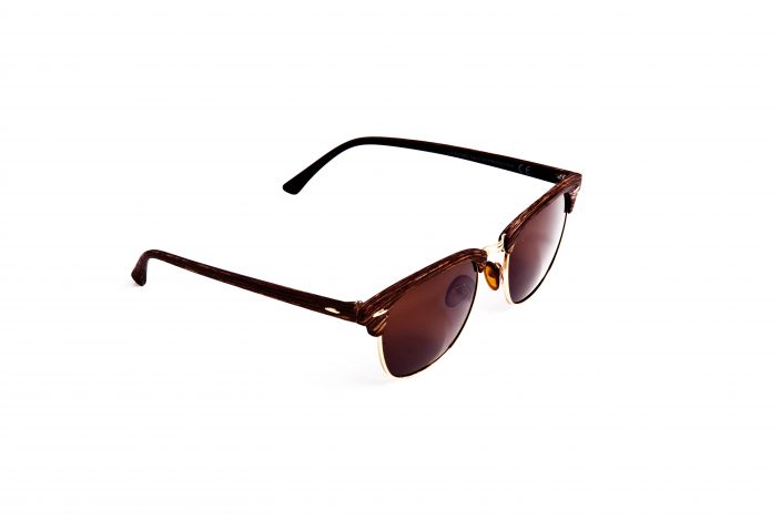 Lunettes de soleil ski rondes Coque, lunettes soleil marrons livré 48h