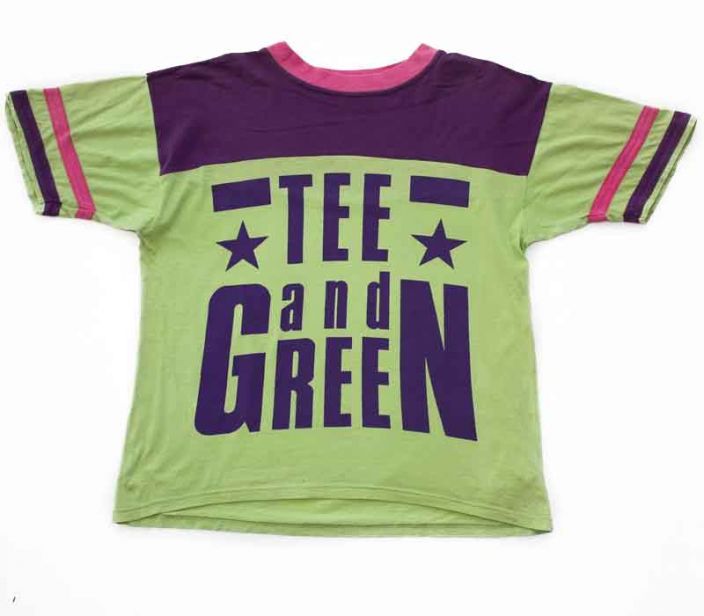 green vintage graphic tees for men